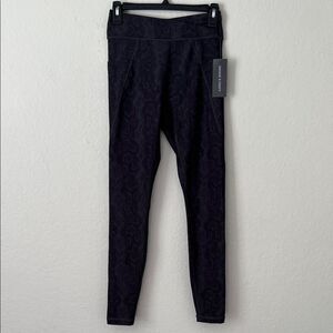 NWT Savage X Fenty Black Snake Skin Leggings in Size S